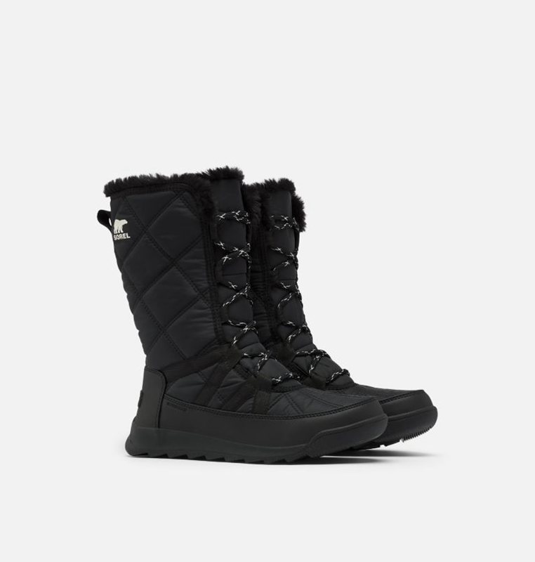 Botas Nieve Sorel Mujer - Whitney™ Ii Tall Lace Bajas Negras - 15324-OAWU